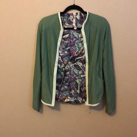 Lululemon Find Your Bliss Jacket size 6 green multicolor - Picture 6 of 7